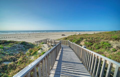 Direct beach access from the beach boardwalk.