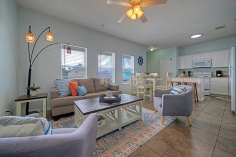 The living room features a sleep sofa for additional guests. (Costa Bahia 207)