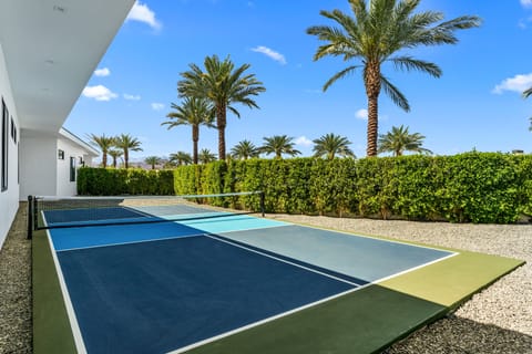 Private pickleball court.