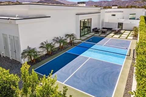 Private pickleball court.