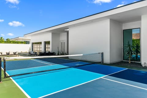 Private pickleball court.