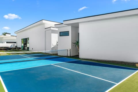 Private pickleball court.
