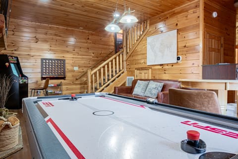 Exciting game room with fun for all ages—perfect for friendly competition and entertainment!