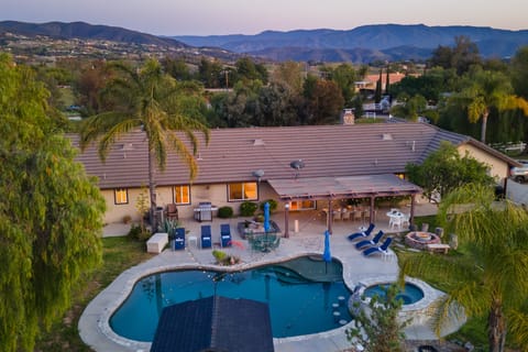 Aerial view of your private oasis.
