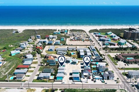 Villa Reel & Cheeky Tiki are just a short distance from the beach!