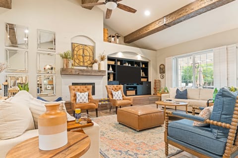 Bright and airy living space filled with natural light for a warm and inviting atmosphere.