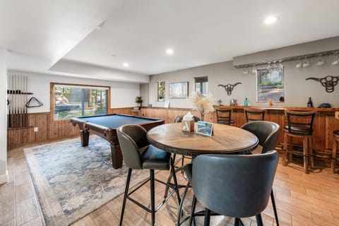 Fun-filled game lounge.