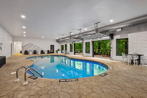 Relax in one of the Smokies’ largest communal indoor heated pools!