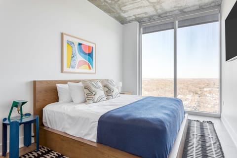 Bedroom features a king bed.