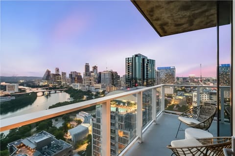 Enjoy sweeping city views from the balcony—perfect for morning coffee or evening sunsets.