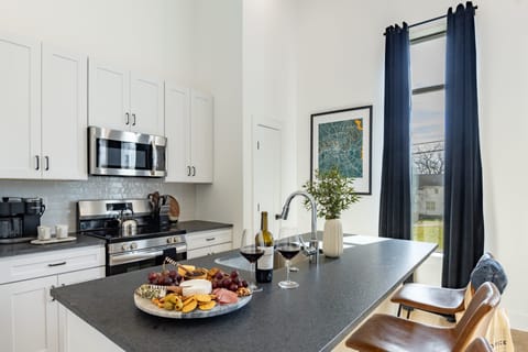 Ample counter space.