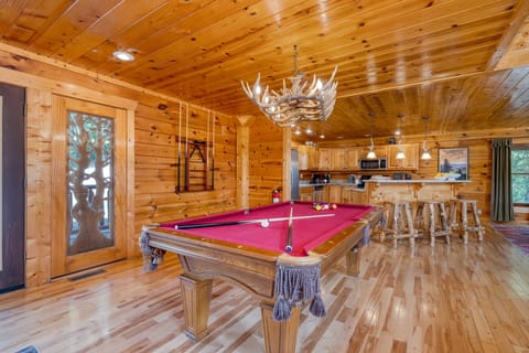 Pool table for friendly competition and fun-filled evenings.