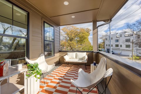 Lounge area on the balcony. (The Stage)
