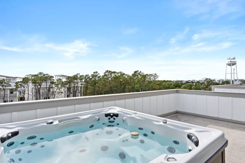 Soak and unwind in your private hot tub. (Sea Dweller)