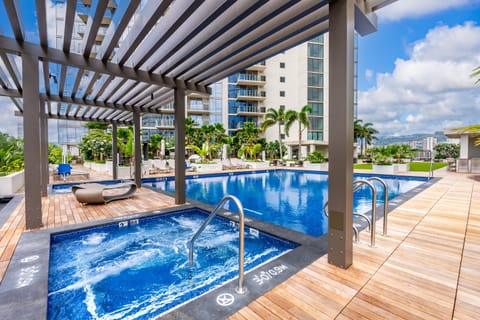 Unwind in resort-style living with the communal pool and spa.