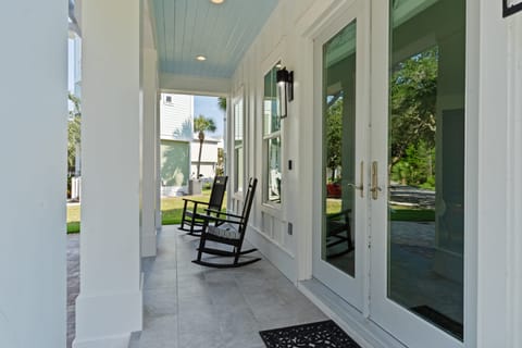 Inviting front porch.