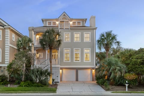 Elegant three-story coastal home!