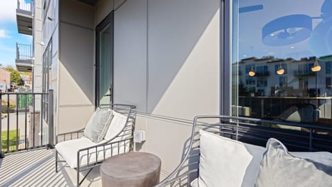 Unwind on the balcony.