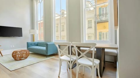 The open-concept living area offers a seamless flow from the living to the dining area. (#402)