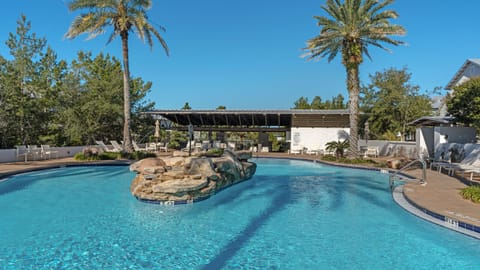 Resort-style community pool, 5-minute walk from the property.