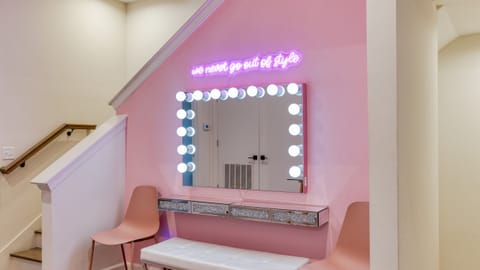 Glam station for getting ready in style. (A101, A103)