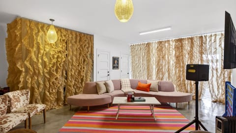 Open lounge space designed for relaxing and socializing.