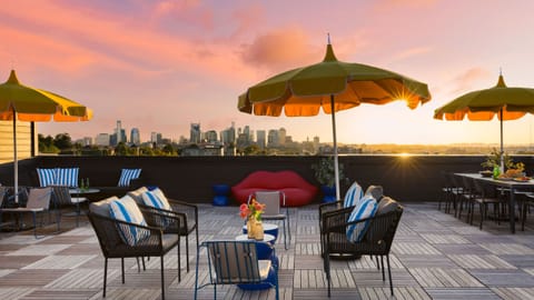 Sweeping views of the surroundings.