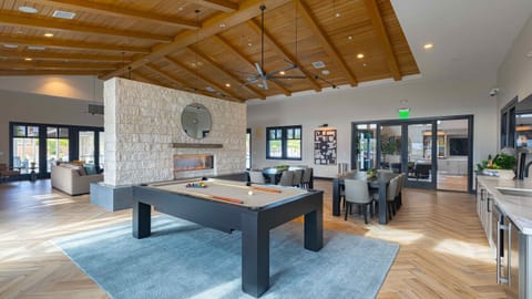 Challenge your neighbors to a game in the stylish Clubhouse billiards area.