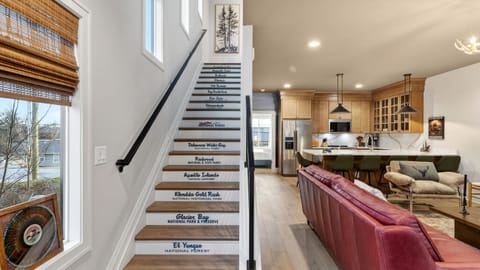 Stairway. (The Lodge)