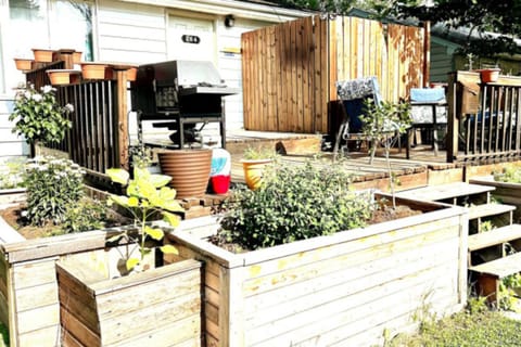 Property building, Garden, Garden view