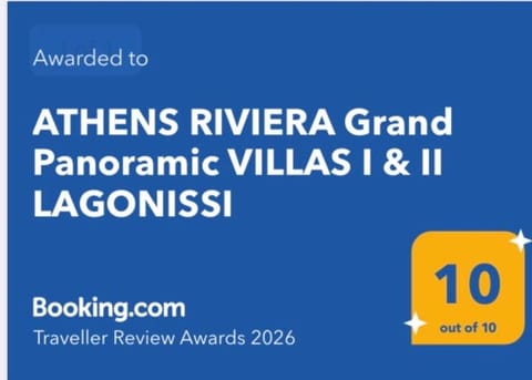 ATHENS RIVIERA Grand Panoramic VILLAS I & II LAGONISSI Villa in East Attica Regional Unit, Greece