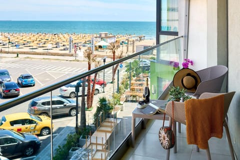 Property building, View (from property/room), Balcony/Terrace, Sea view