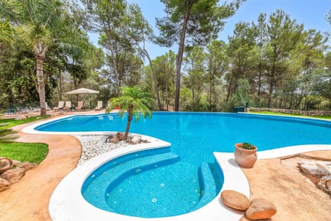 Property building, Living room, Swimming pool