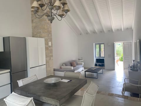 Living room, kitchen