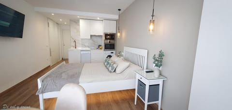 Bed, Kitchen or kitchenette, minibar, pet friendly, stove