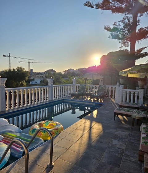 Day, Natural landscape, View (from property/room), Balcony/Terrace, Sunset