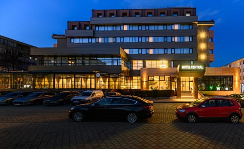 Property building, Night, Location, Parking
