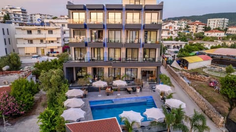 Property building, Pool view, Swimming pool
