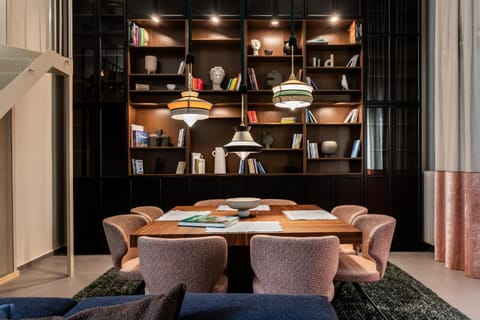 Library, Dining area