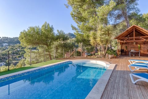 Property building, Living room, Swimming pool