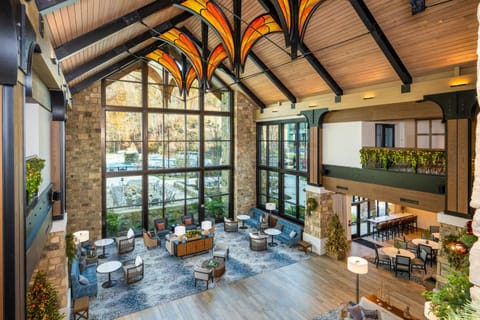 Living room, Lobby or reception, Seating area, Mountain view, Pool view