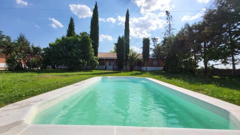 Natural landscape, Garden, Garden view, Pool view, Swimming pool