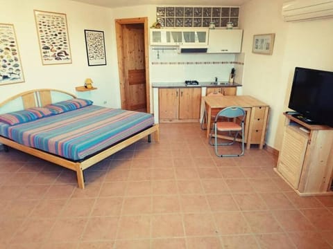 Bed, Kitchen or kitchenette, Living room, Dining area, Evening entertainment, Bedroom, air conditioner