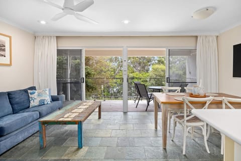 Patio, Living room, Dining area