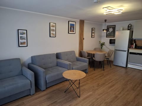 Kitchen or kitchenette, Living room, microwave