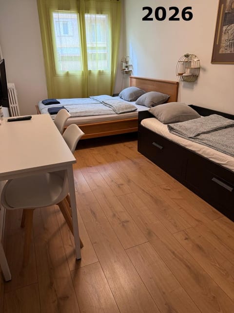 The NICE - 3 rooms, 3air cond, 3TV, 3fans, 2 wc, WIfi everywhere 5min aeroport, train, beach, 1min tram, 15 min centre, port, parking possible Apartment in Nice
