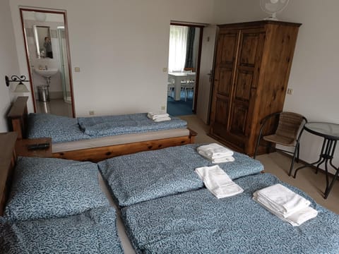 Bed, Photo of the whole room, Bedroom, towels, wardrobe