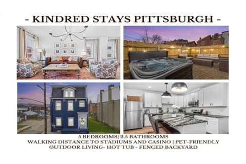NEW! High-end Manchester Home w/ a hot tub House in Pittsburgh