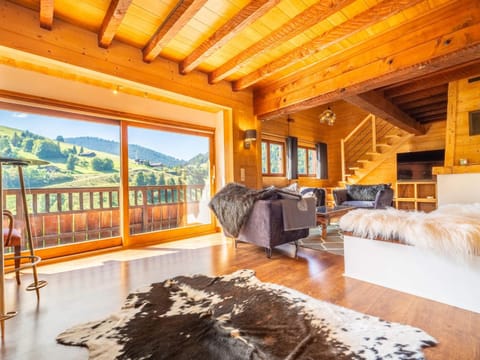 Chalet cosy à La Clusaz, 9 pers, 4 chambres, wifi, proche pistes - FR-1-437-103 Chalet in Manigod