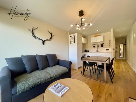 Kitchen or kitchenette, Living room, Dining area
